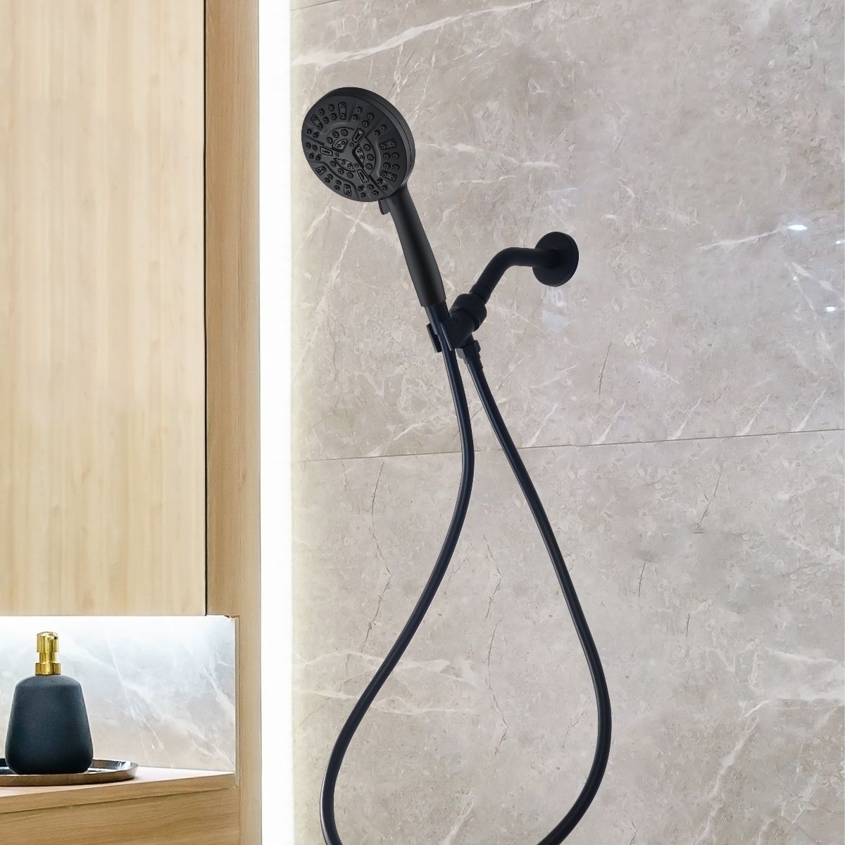 MineralStream Luxe 10 Mode High Pressure Shower Head (filtrerad)
