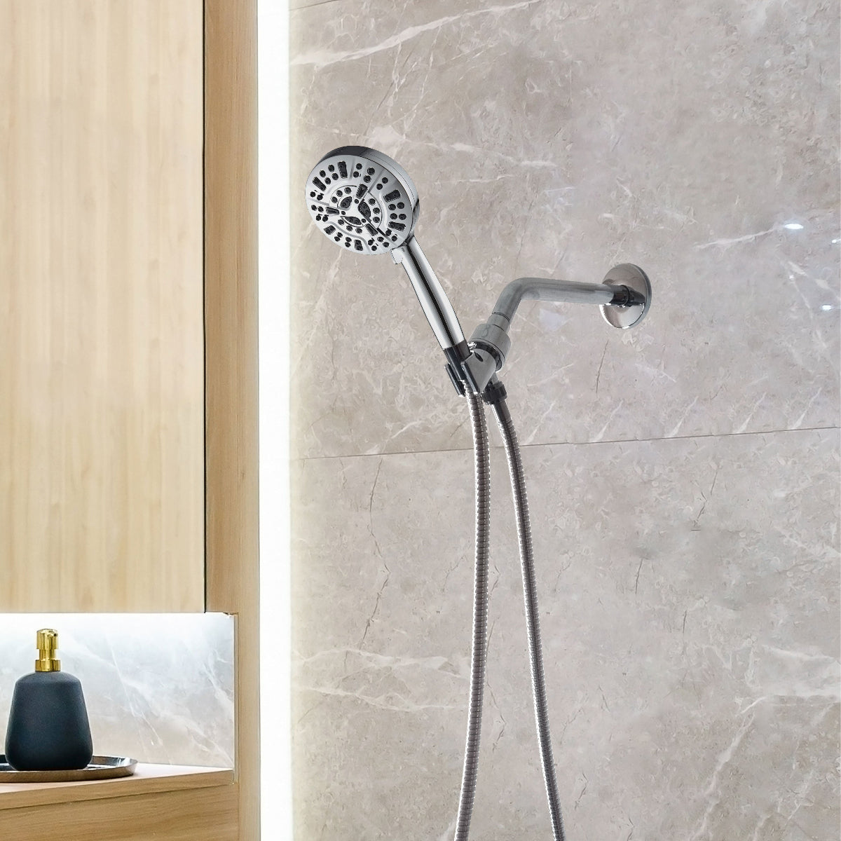 MineralStream Luxe 10 Mode High Pressure Shower Head (filtrerad)