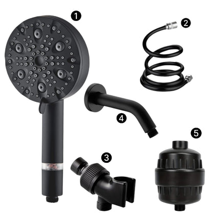 MineralStream Luxe 9 Mode High Pressure Showerhead (filtrerad)