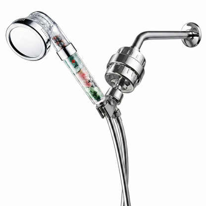 MineralStream™ Chakra - Duschhuvud med ädelstenar