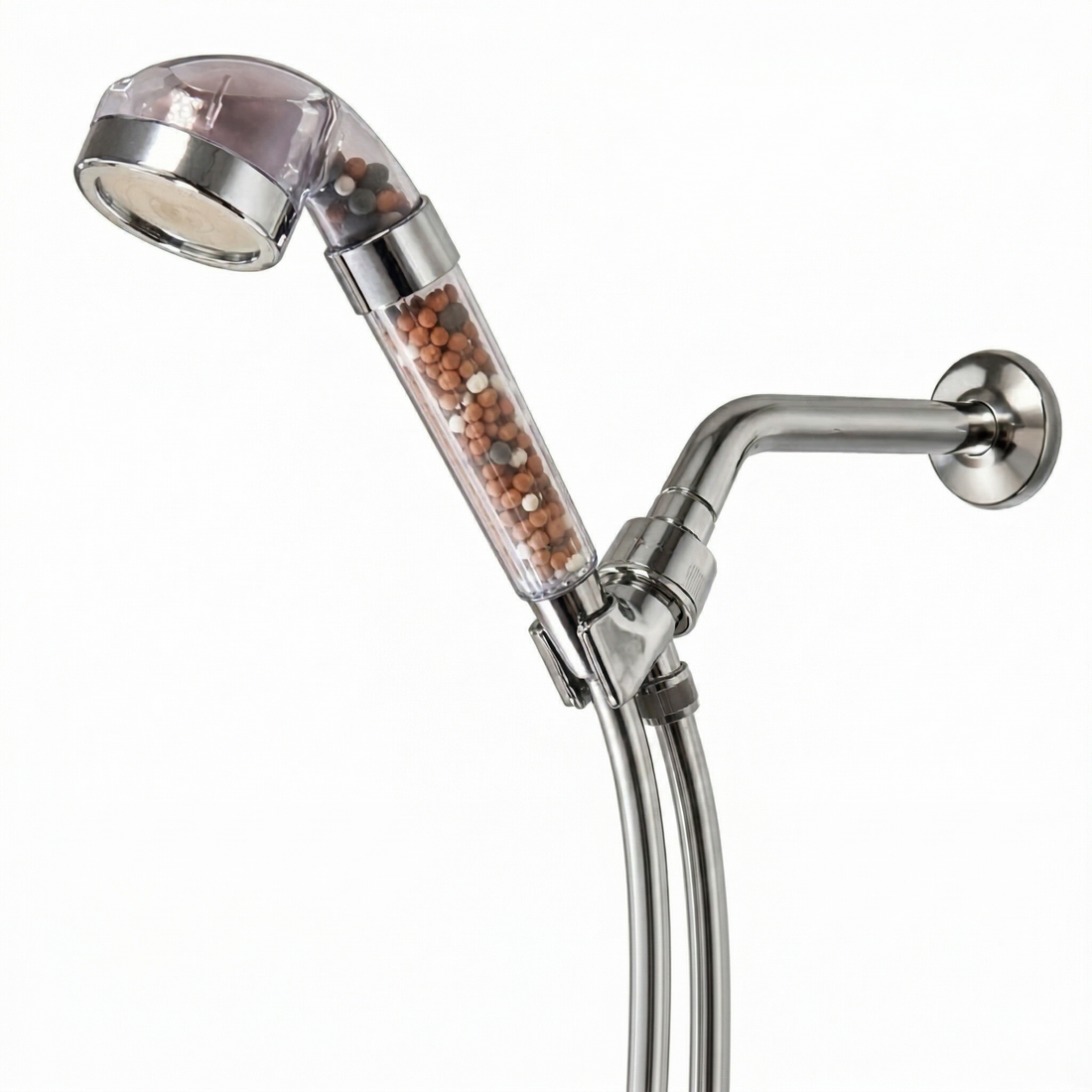 LED Ionic duschhuvud - Shower Essentials Kit
